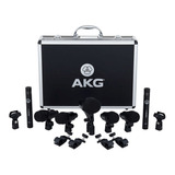 Kit De Microfone Bateria Akg Drum