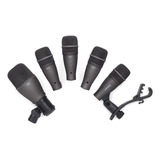 Kit De Microfones Para Bateria Com