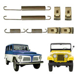 Kit De Molas Sapata Patim Freio Jeep Rural Ford Willys 60/83