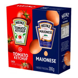 Kit De Molhos Heinz Burguer Com Ketchup 397g E Maionese 390g