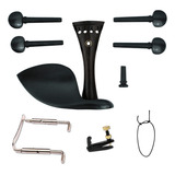 Kit De Montagem Para Violino Ébano Olho Paris + Acessórios