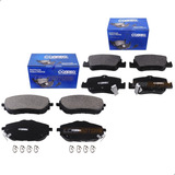 Kit De Pastilhas Dianteira E Traseira Corolla 2015 2016 2017