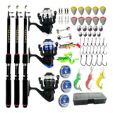 Kit De Pesca Completo Vara Molinete Carretilha Tilapia Praia