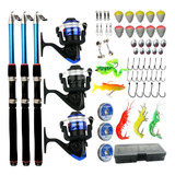 Kit De Pesca Completo Vara Molinete Carretilha Tucunaré