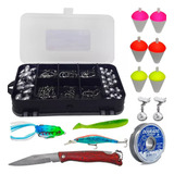 Kit De Pesca Esportiva Anzol Isca