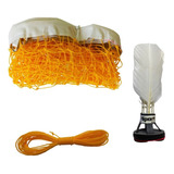 Kit De Peteca Rede + Peteca + Nylon