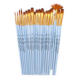 Kit De Pincéis De Nylon Com Face De Pintura Para Desenhar