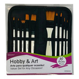 Kit De Pincéis Sinoart Hobby & Art C/ 10