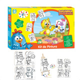 Kit De Pintura Galinha Pintadinha Infantil Divertido