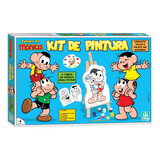Kit De Pintura Turma Da Mônica Com Cavalete 4 Telas 6 Tintas