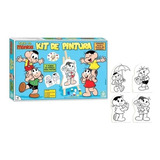 Kit De Pintura Turma Da Monica Madeira Nig 0766