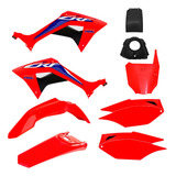 Kit De Plástico Amx Crf 250f 2019 + Plate