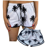 Kit De Praia Tal Mãe Tal Filha(o) Shortinhos Seca Rapido Top