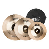 Kit De Prato Bateria Zeus Evolution Pro Set C (14/16/20) B10