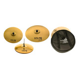 Kit De Pratos Orion Solo Pro 10 Sp70 Medium Set C/ Crash 16¨