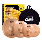 Kit De Pratos Para Bateria Zeus Evolution Set C 14 16 20 B10