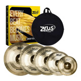 Kit De Pratos Zeus Hybrid Set E 10 14 16 18 20 + Bag