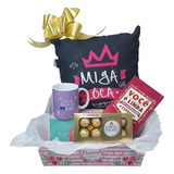 Kit De Presente Para Amiga Ferrero Rocher Almofada Amizade