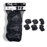 Kit De Proteção Fila Skate Patins Bike Unissex Frete Grátis!