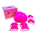 Kit De Proteção Infantil Patins Skate Bike Roller Violeta