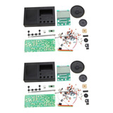 Kit De Rádio Fm Diy De 2 Peças Para Montar