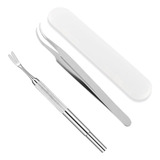 Kit De Remoção De Carrapatos De Aço Inoxidável Yogini, Pinça