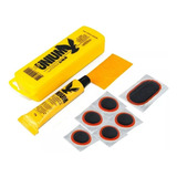 Kit De Reparo Remendo P/ Câmara De Ar Pneu Bike C/ Lixa Cola
