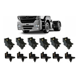 Kit De Suporte Farol Mb Axor Inferior + Superior = 12 Peças