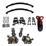 Kit De Suspensão Completo Para Carretinha Reboque 600kg