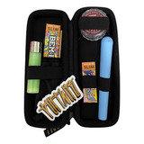 Kit De Tabacaria Puff Life Slim Case Seda Piteira Dichavador