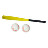 Kit De Tacos De Beisebol E Bolas Para Amarelo 54cm