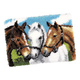 Kit De Tapete Com Gancho Para Trava Da Série Horse, Faça
