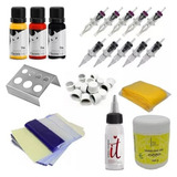 Kit De Tatuagem Cartuchos Tintas Vaselina