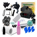 Kit De Tatuagem Digital Tattoo Maquina Bobina Completo