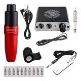 Kit De Tatuagem Tattoo Com Máquina Pen Completo Profissional