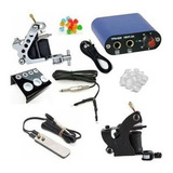 Kit De Tatuagem Tattoo Profissional H756, 2 Máquinas