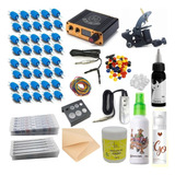 Kit De Tatuagem Tattoo Profissional Mais Biqueiras