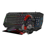 Kit De Teclado Mouse Gamer Targa Tg-km210 Headset M. Full