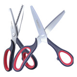 Kit De Tesouras De Picotar Zig Zag + Escalope Profissional
