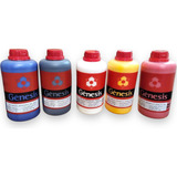Kit De Tintas A Base De Agua Para Aerografia 5 Lts Primarias