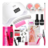Kit De Unhas Gel Completo Quite Para Fazer Acabamentos Unhas