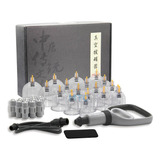 Kit De Ventosaterapia Massagem Alivio De Dores C/18 Copos
