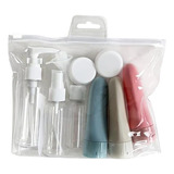 Kit De Viagem 11 Itens Frascos Potes Spray Cremes Shampoo