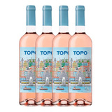 Kit De Vinho Rosé Português Topo C/4 Garrafas 750ml