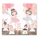 Kit Decoração De Festa Bailarina - Displays E Painel