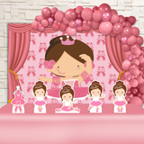 Kit Decoração De Festa Infantil Bailarina Ballet M