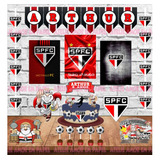 Kit Decoração Festa Em Casa Tema São Paulo