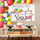 Kit Decoração Festa Flork Piffer Bento Cake