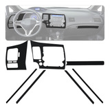 Kit Decorativo Adesivo Para Painel New Civic 98 A 00 Preto