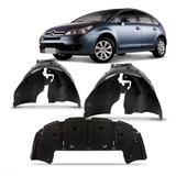 Kit Defletor C/ Par De Parabarro Dianteiro C4 2008 A 2011